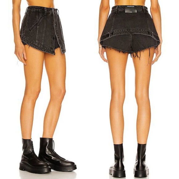 Alexander Wang Cutaway Distressed Denim 